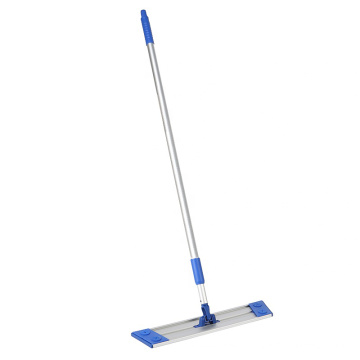 Floor Flat Mop Retractable Cleaning Telescopic Pole Dust Microfiber Indoor Cleaning TV Shopping,super Markets Microfibre Fabric